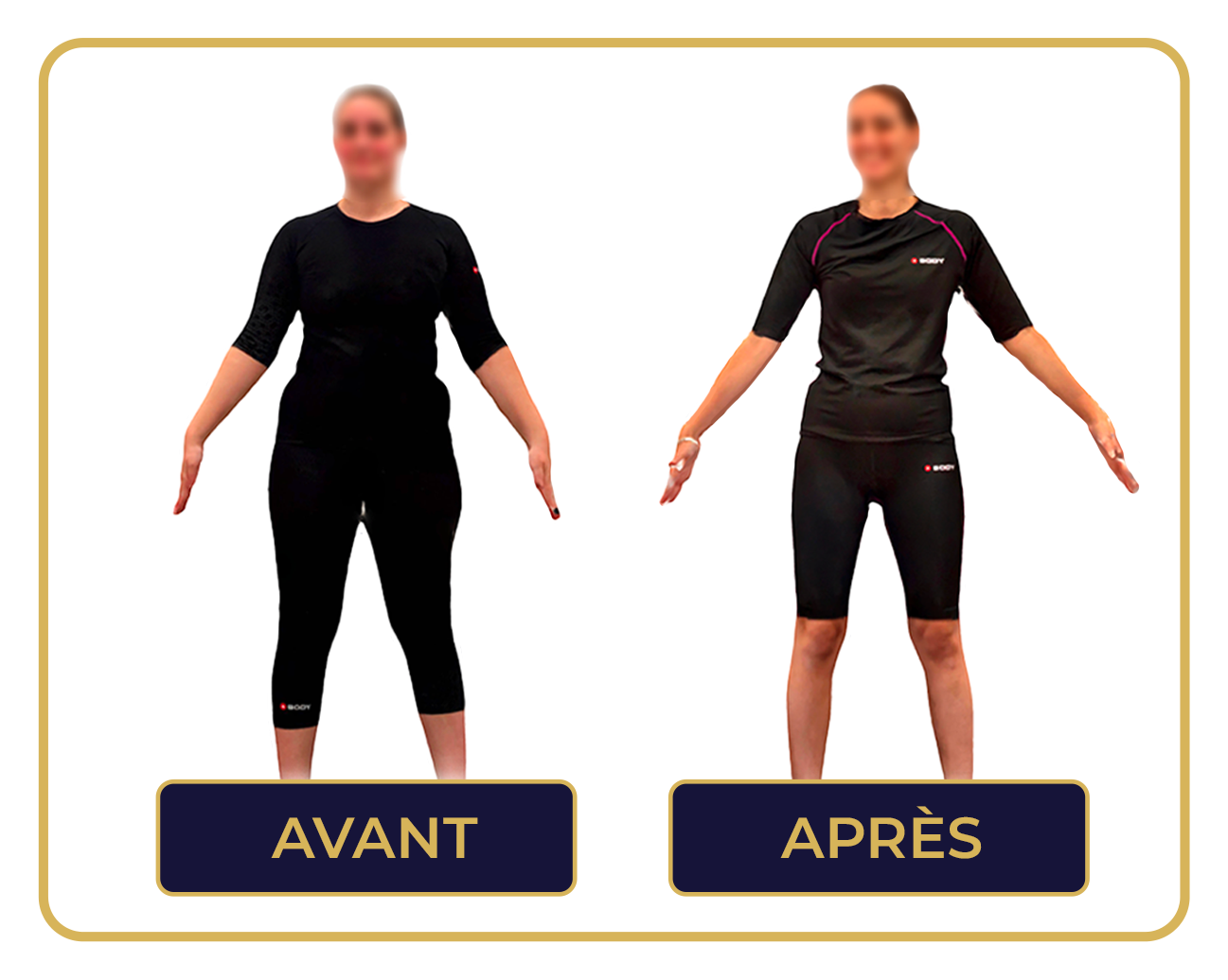 Transformation avant/après - Jour 1 vs Jour 10